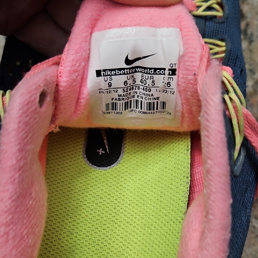 Nike Womens Sneaker 4 Pair Size 9 Nike Zoom Nike 5.0 Nike Lunarlon - Picture 14 of 14